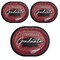Creative Converting School Spirit Burgundy Graduation Oval Paper Platters 24 Count